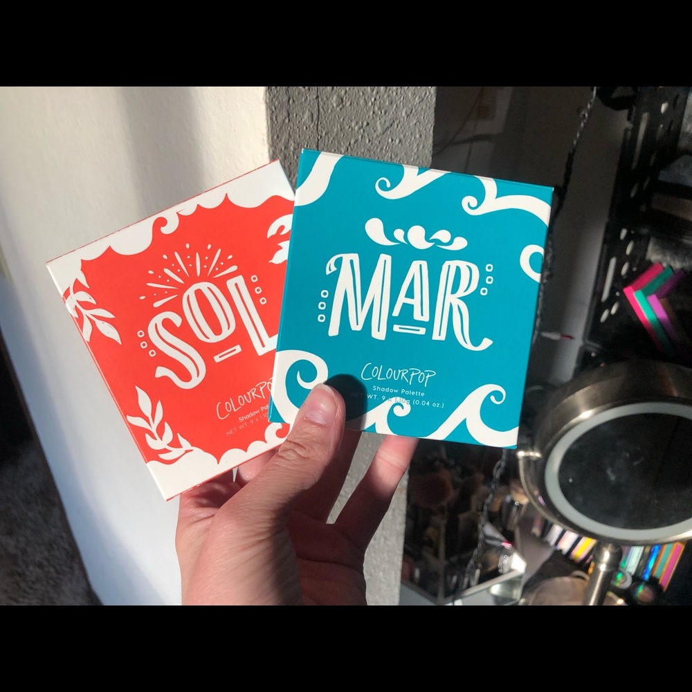 Colourpop Sol & Mar palettes